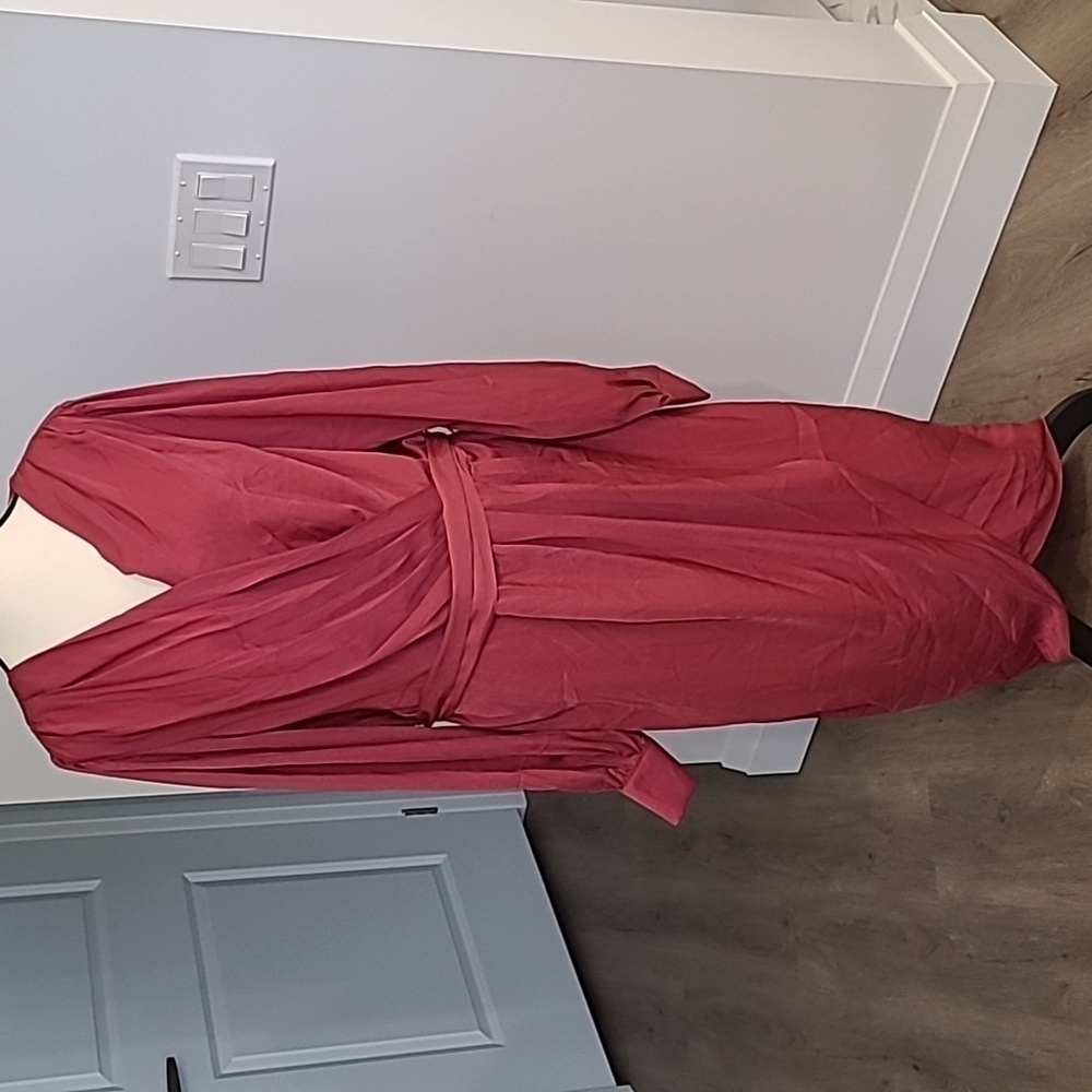 City Chic Size M Pink Opulent Midi Dress